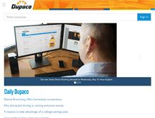 Tablet Screenshot of dupaco.com