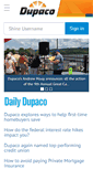 Mobile Screenshot of m.dupaco.com